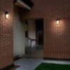 applique da esterno per lampadina E27 finitura corten SCHIO Vicenza